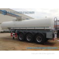 25 m3 Chemical Liquid Tank Trailer 3 axle 98% Sulfuric Acid Tanker Semi Trailer